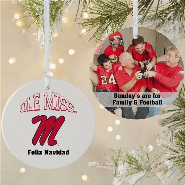 NCAA Ole Miss Rebels Personalized Ornaments - 33641