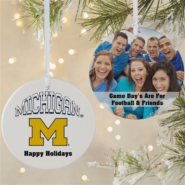 NCAA Michigan Wolverines Personalized Ornaments - 33643