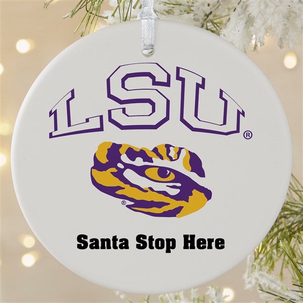 NCAA LSU Tigers Personalized Ornaments - 33647