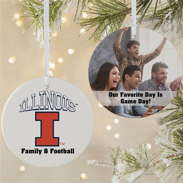 NCAA Illinois Fighting Illini Personalized Ornaments - 33650