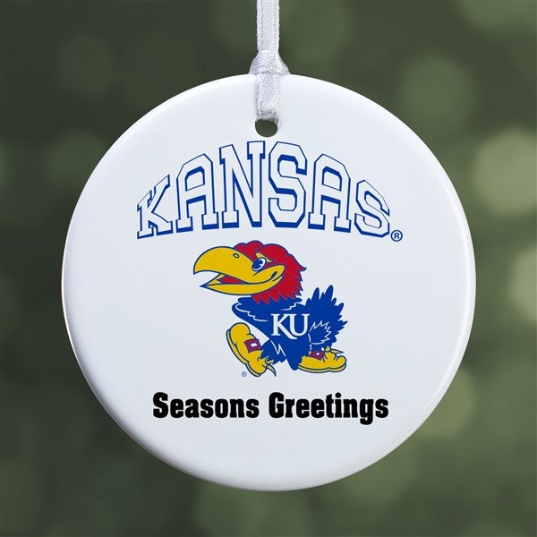 NCAA Kansas Jayhawks Personalized Ornaments  - 33652