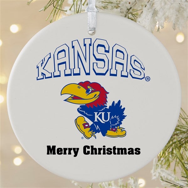 NCAA Kansas Jayhawks Personalized Ornaments  - 33652