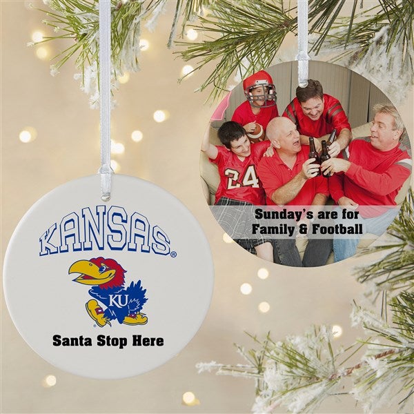 NCAA Kansas Jayhawks Personalized Ornaments  - 33652