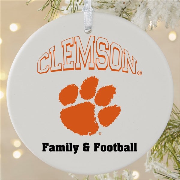 NCAA Clemson Tigers Personalized Ornaments  - 33659
