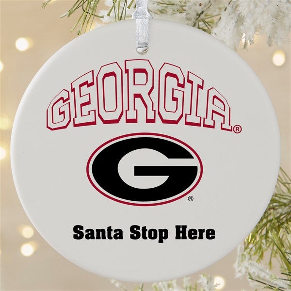 NCAA Georgia Bulldogs Personalized Ornaments  - 33660