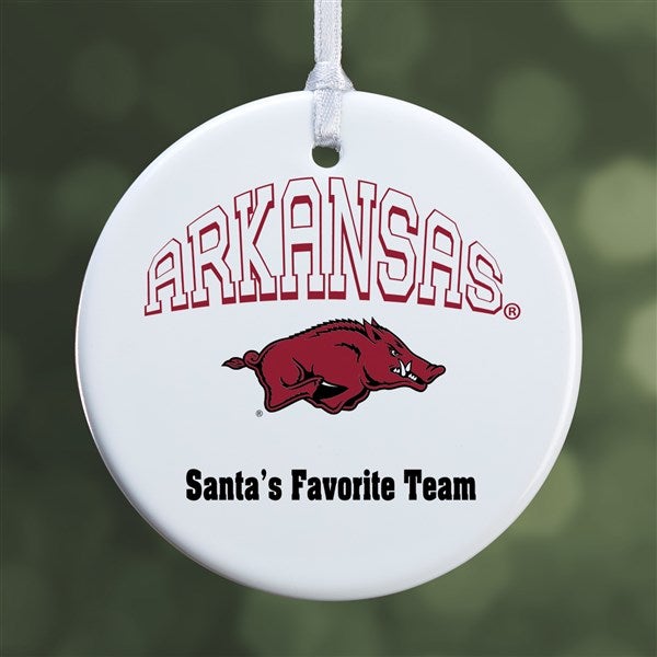 NCAA Arkansas Razorbacks Personalized Ornaments  - 33662