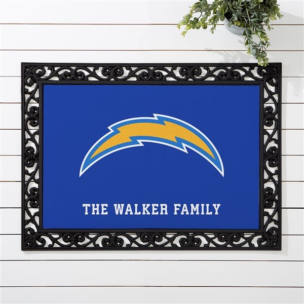 NFL Los Angeles Chargers Personalized Doormats - 33682