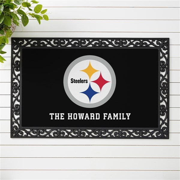 NFL Pittsburgh Steelers Personalized Doormats - 33700