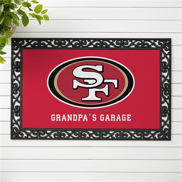 NFL San Francisco 49ers Personalized Doormats - 33701