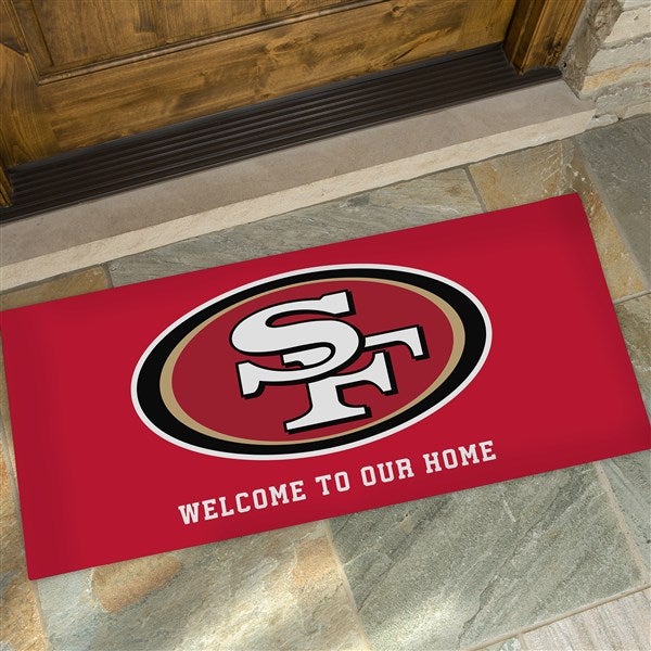 NFL San Francisco 49ers Personalized Doormats - 33701