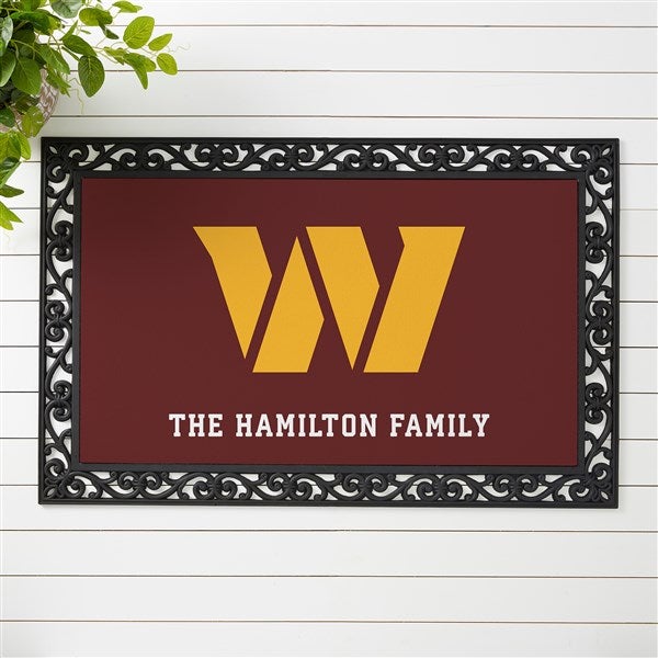 NFL Washington Football Team Personalized Doormats - 33706