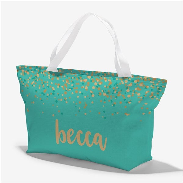 Sparkling Name Personalized Tote Bag - 33729