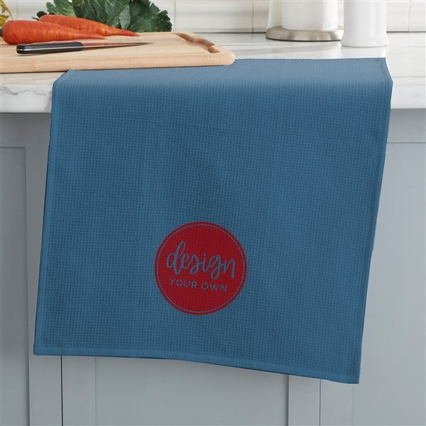 Design Your Own Personalized Waffle Weave Kitchen Towel  - 33757