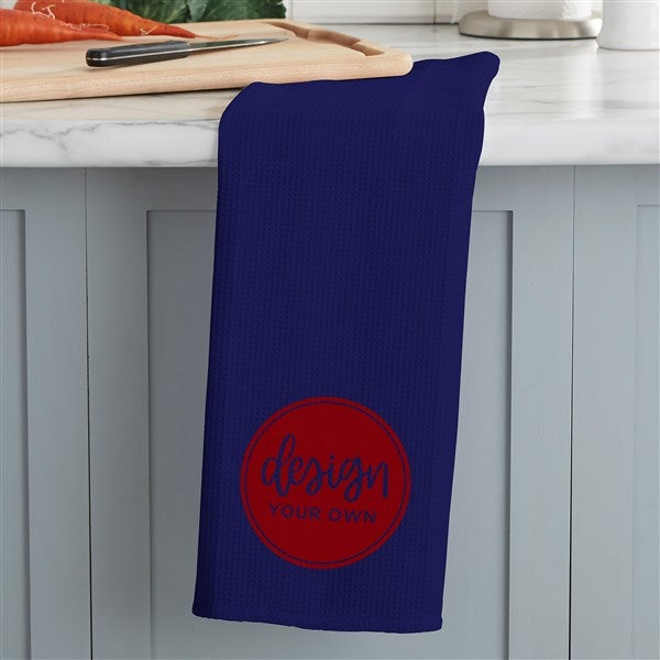 Design Your Own Personalized Waffle Weave Kitchen Towel  - 33757