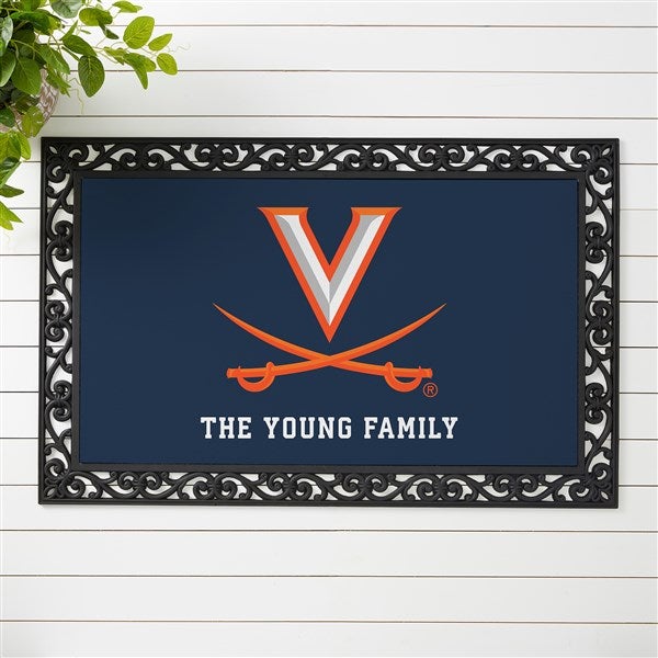 NCAA Virginia Cavaliers Personalized Doormats - 33761