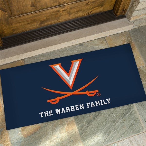 NCAA Virginia Cavaliers Personalized Doormats - 33761