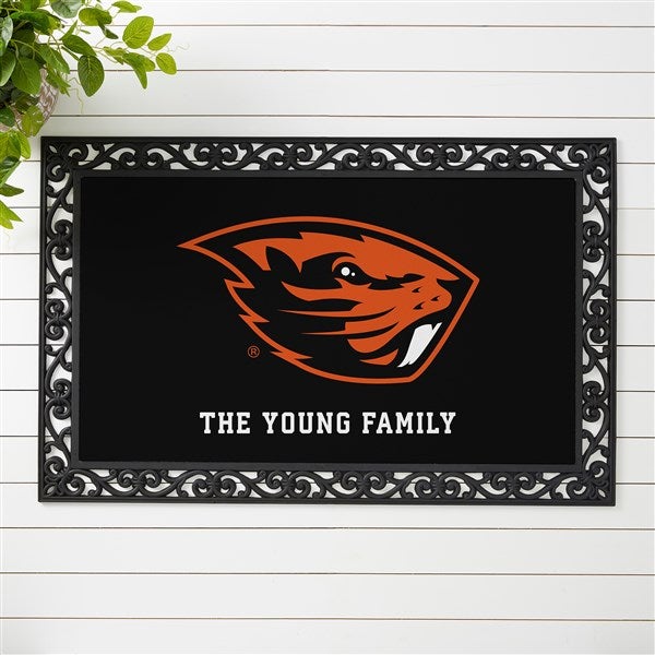 NCAA Oregon State Beavers Personalized Doormats - 33769