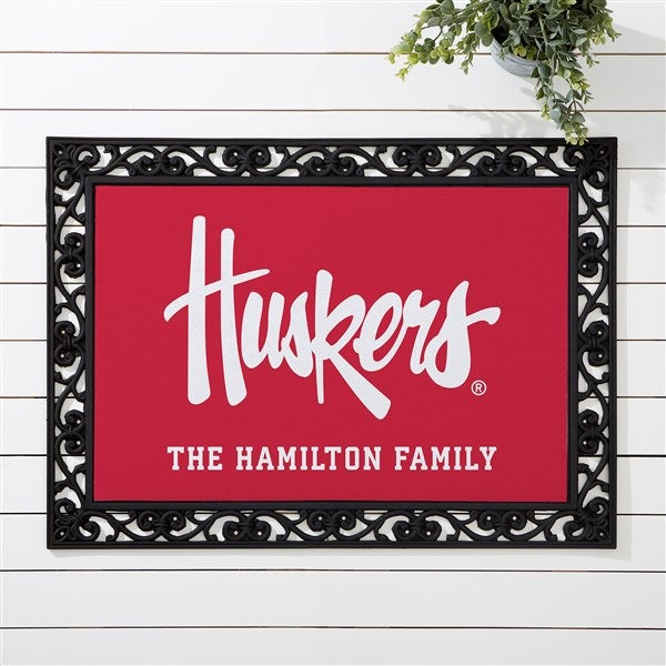 NCAA Nebraska Cornhuskers Personalized Doormats - 33777