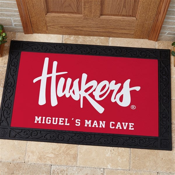 NCAA Nebraska Cornhuskers Personalized Doormats - 33777