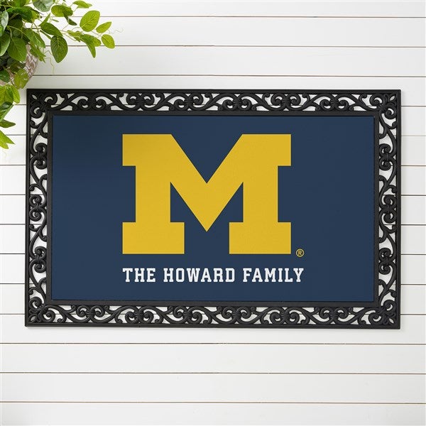 NCAA Michigan Wolverines Personalized Doormats - 33785