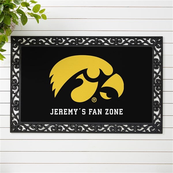 NCAA Iowa Hawkeyes Personalized Doormats - 33791