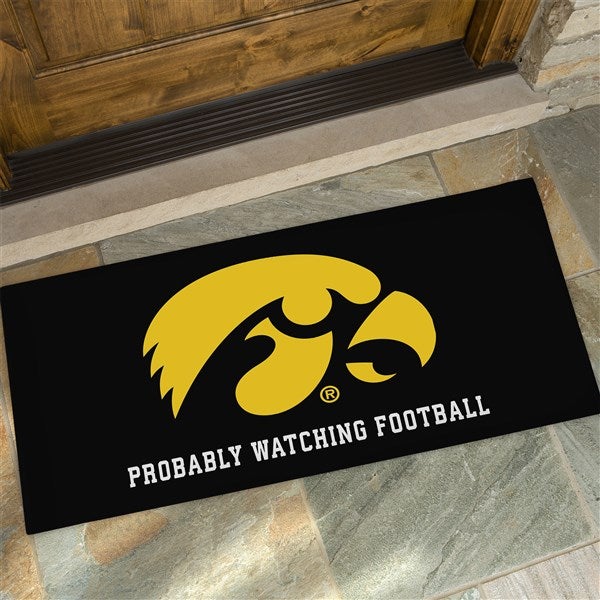 NCAA Iowa Hawkeyes Personalized Doormats - 33791
