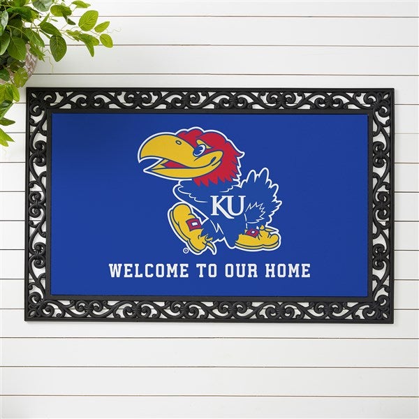 NCAA Kansas Jayhawks Personalized Doormats - 33794