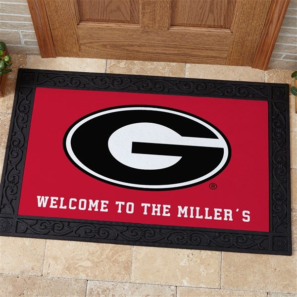 NCAA Georgia Bulldogs Personalized Doormats - 33806