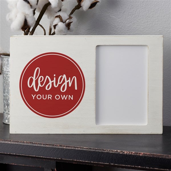 Design Your Own Personalized Whitewashed Off-Set Picture Frame  - 33911
