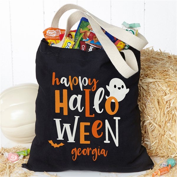 Happy Halloween Personalized Treat Bag - 33961