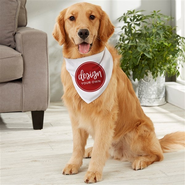 Design Your Own Personalized Large Dog Bandana  - 33989