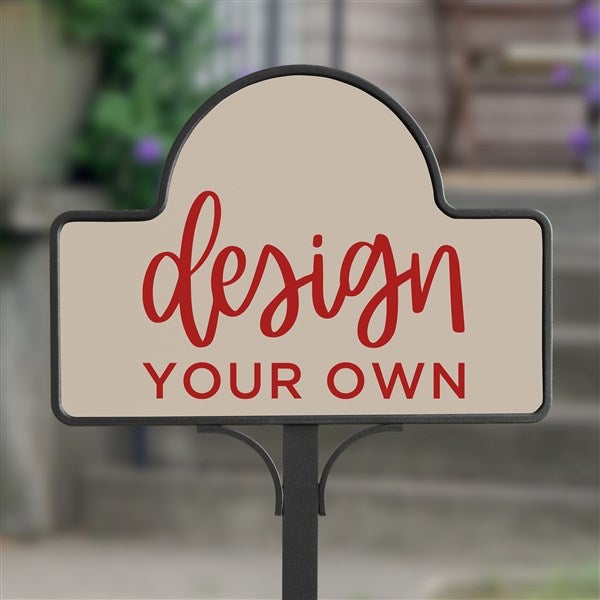 Design Your Own Personalized Magnetic Garden Sign - 34011