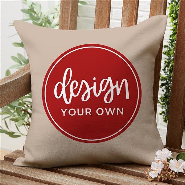 Design Your Own Personalized 16x16 Outdoor Throw Pillow - 34016