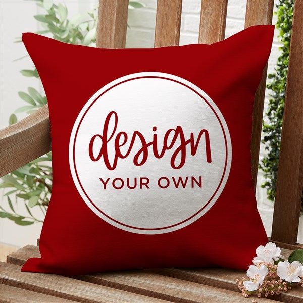 Design Your Own Personalized 16x16 Outdoor Throw Pillow - 34016