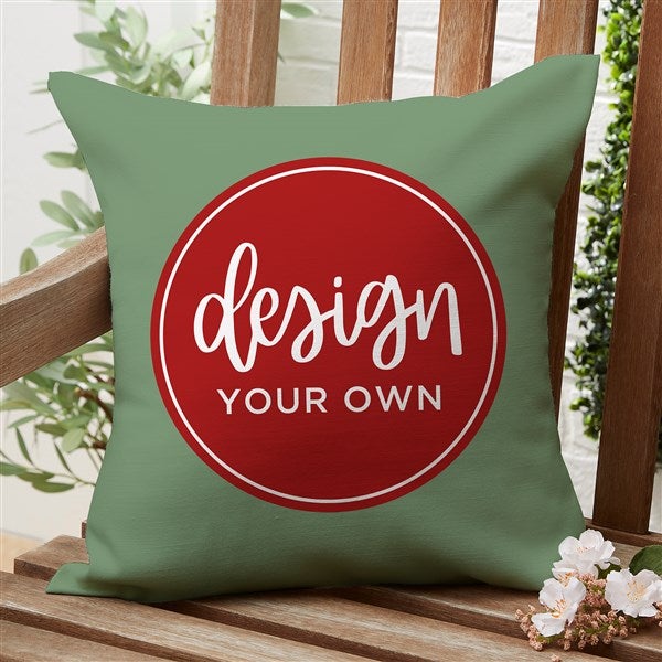 Design Your Own Personalized 16x16 Outdoor Throw Pillow - 34016