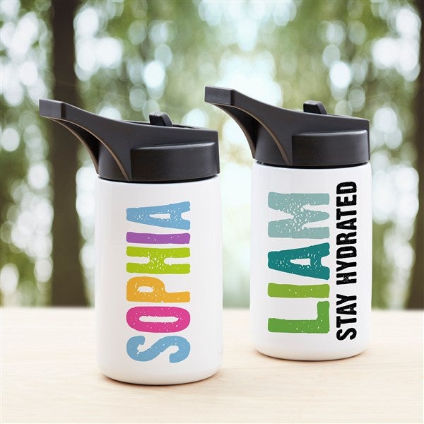 All Mine! Personalized Double-Wall Vacuum Insulated 14oz Water Bottle