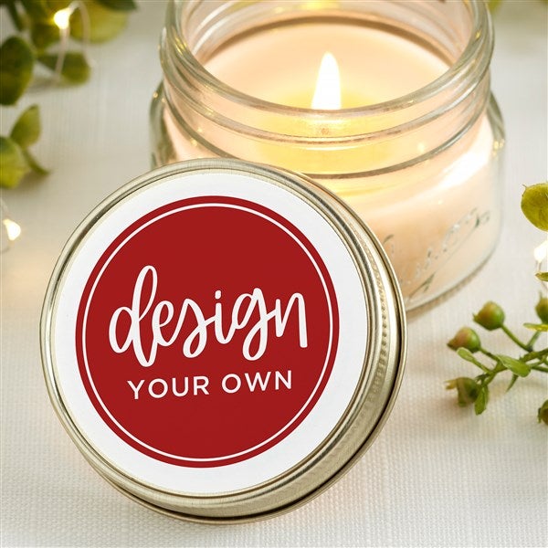 Design Your Own Personalized Mason Jar Candle Favors
