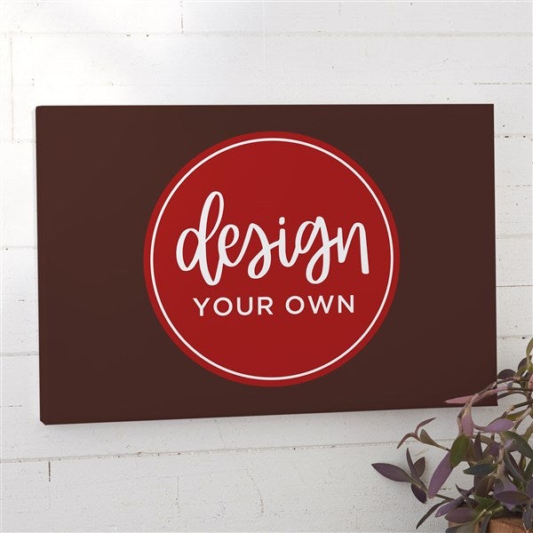 Design Your Own Personalized Horizontal 16x24 Canvas Print - 34086