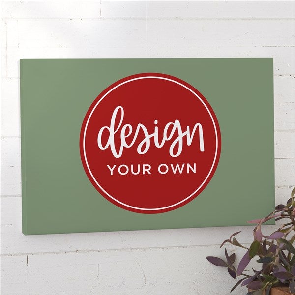 Design Your Own Personalized Horizontal 16x24 Canvas Print - 34086