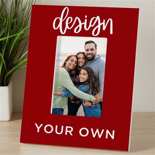 Design Your Own Personalized 4x6 Vertical Picture Frame - 34089