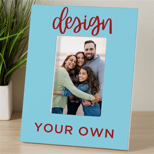 Design Your Own Personalized 4x6 Vertical Picture Frame - 34089