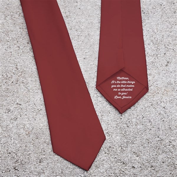 Secret Love Message Personalized Men's Tie - 34105