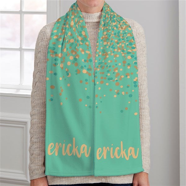 Sparkling Name Personalized Women's Scarf - 34106