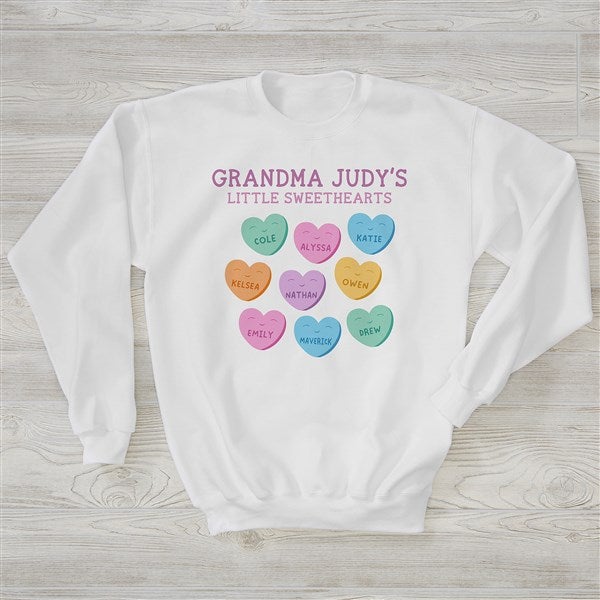 Grandma's Sweethearts Personalized Adult Sweatshirts - 34110