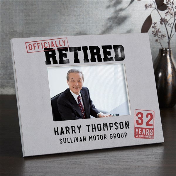 Retirement Personalized Picture Frames