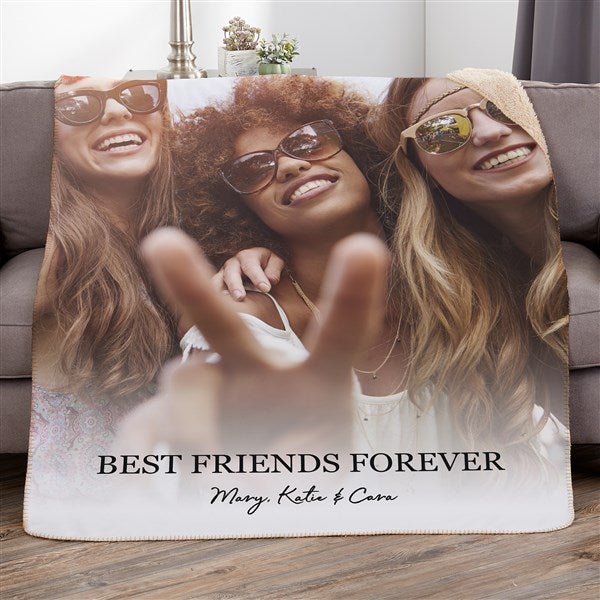 Photo & Message For Her Personalized Blankets - 34194