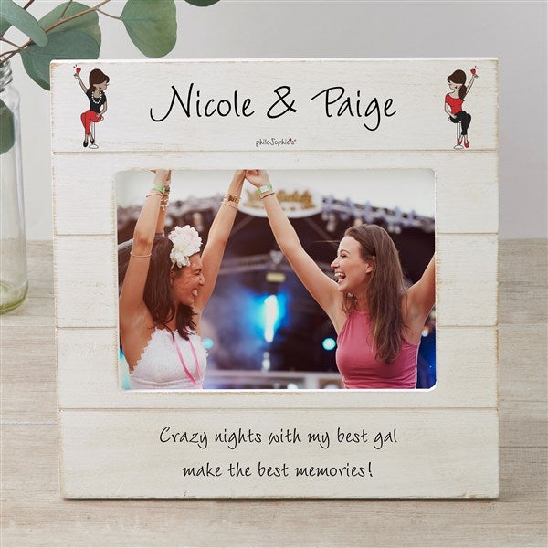 Best Friends philoSophie's Personalized Shiplap Picture Frames - 34215