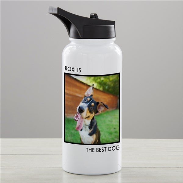 Picture Perfect Personalized Photo Double-Wall Vacuum Insulated Water Bottle - 34246