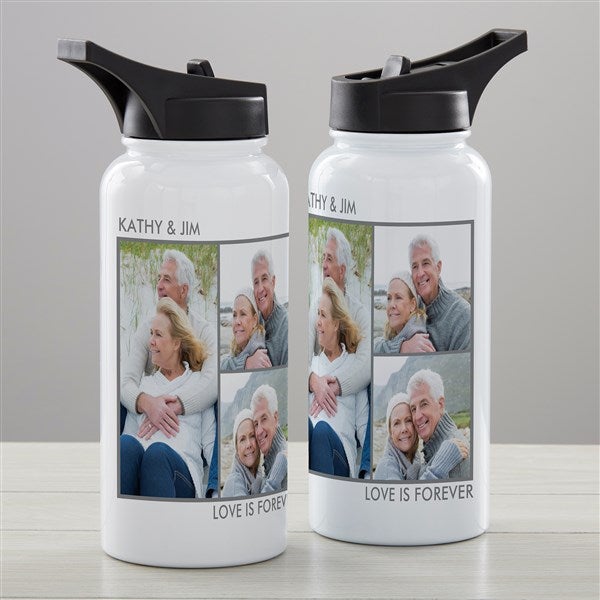 Picture Perfect Personalized Photo Double-Wall Vacuum Insulated Water Bottle - 34246