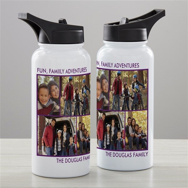 Picture Perfect Personalized Photo Double-Wall Vacuum Insulated Water Bottle - 34246